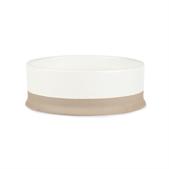 Scruffs Scandi Non Tip Pet Bowl - Cream - 20cm